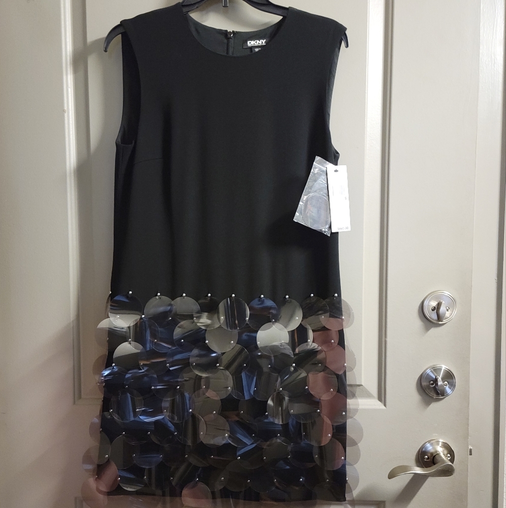 Brand New DKNY Black Dress size S Msrp. 445